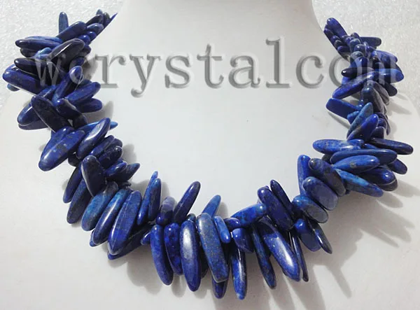 Ожерелье с натуральными зубами и полудрагоценными камнями 18 дюймов витое