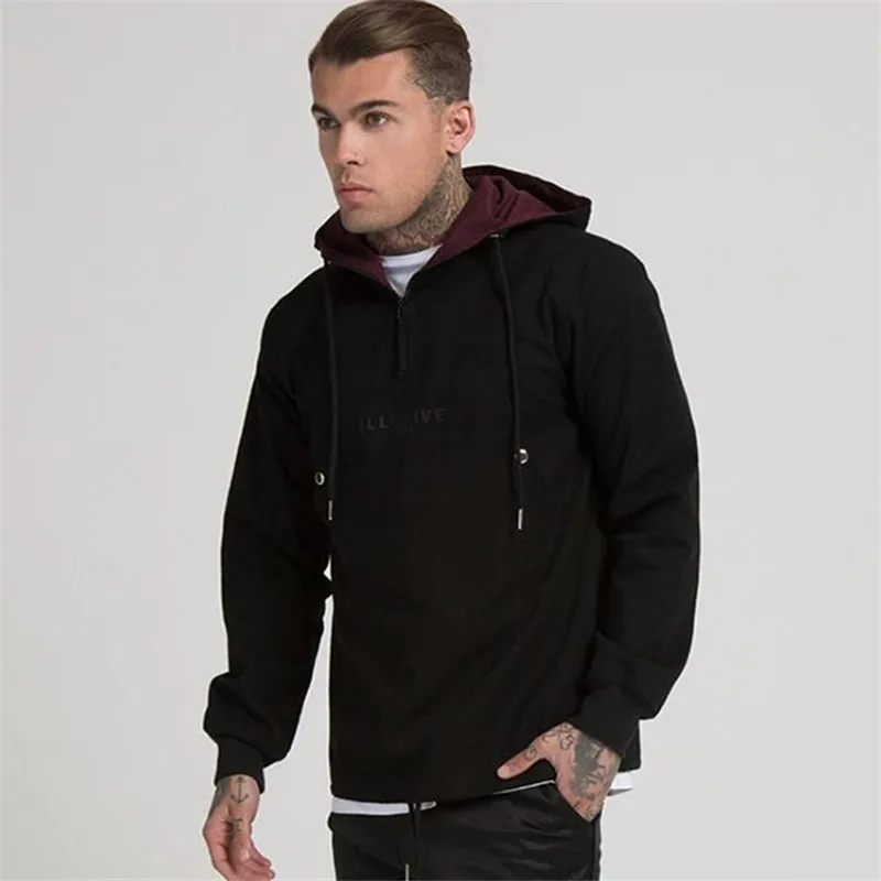 Для мужчин толстовки кофты Мужской Моды Повседневное куртка с капюшоном 2018 Новый