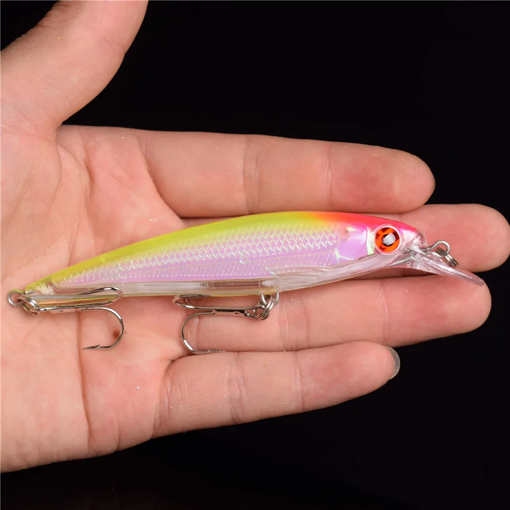 1 шт. плавающая приманка для рыбной ловли гольян лазерная жесткая искусственная 3D