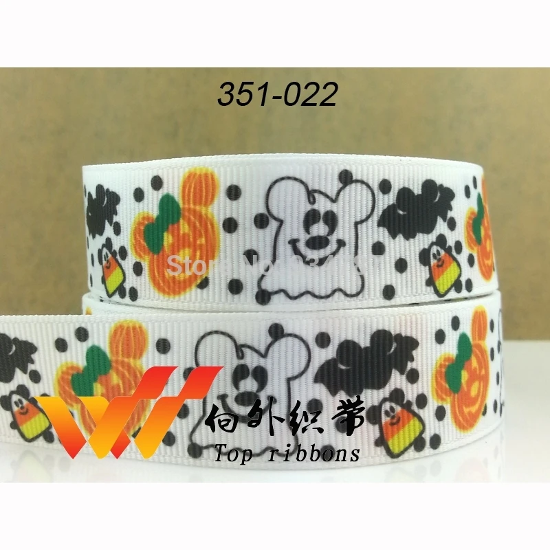 Бесплатная доставка 50 ярдов мультяшная лента напечатанная grosgrain 1809 | Дом и сад