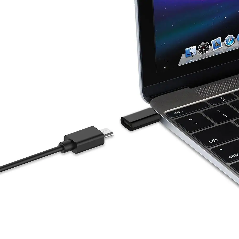 2 шт. USB Type-C адаптер Micro Female к 3 0 Type C Штекерный кабель конвертер разъем быстрая