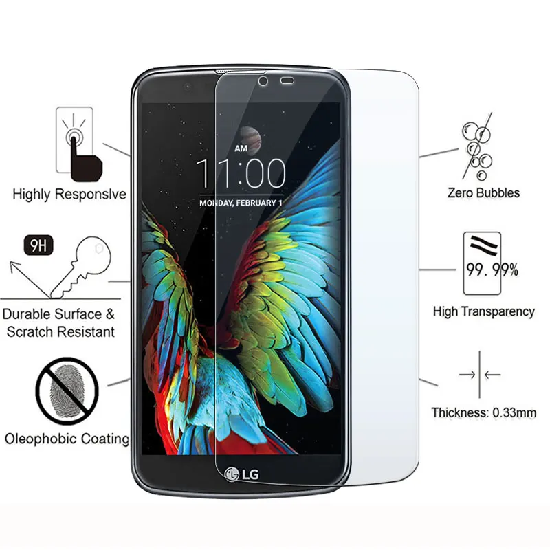 Fqyang 2 шт. с уровнем твердости 9 H закаленное Стекло для LG X power V10 V20 V30 D690 зоны