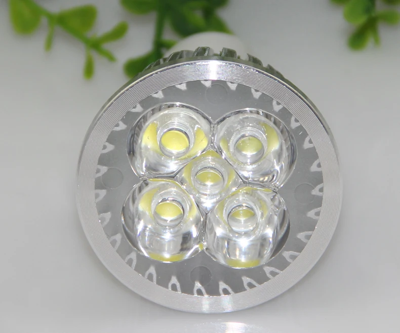 GU10 4x3W 12W 5x3W 15W светодиодный светильник лампы с регулируемой яркостью Теплый/белый