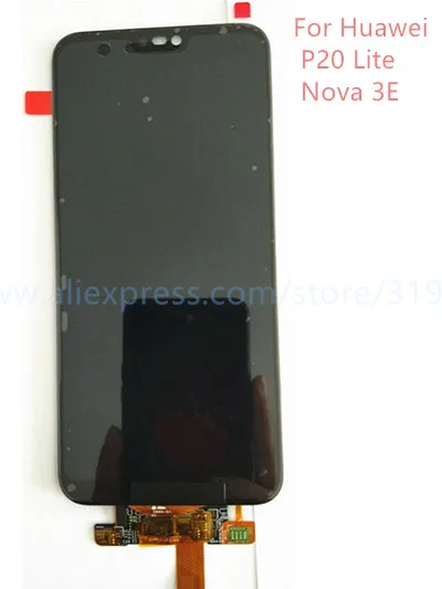 100% протестированные ЖК дисплеи для Huawei P20 lite nova 3e сенсорный экран с рамкой сборка