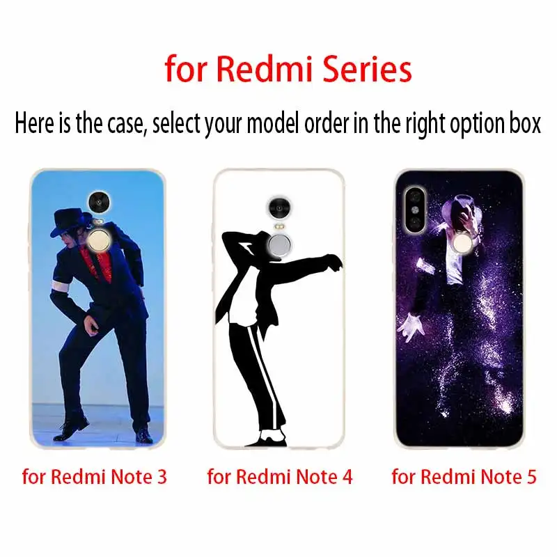 Силиконовый чехол для Xiaomi Redmi Cover 9 8 7 6 5 4 A 9at Prime 4x K20 Pro Y3 Майкл Джексон | Мобильные