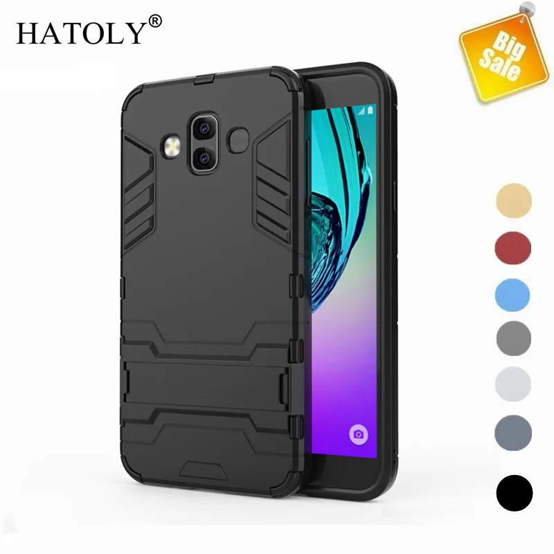 Чехол HATOLY для Samsung Galaxy J7 DUO TPU + пластиковый двухслойный защитный чехол