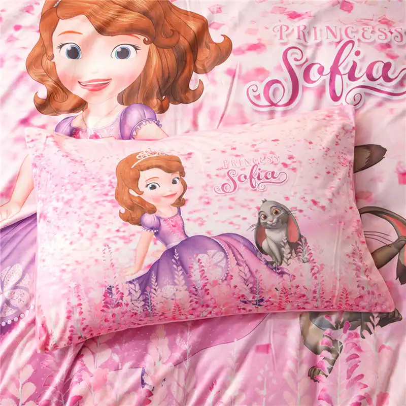 Принцесса София из Диснея Комплект постельного белья для детей стеганное одеяло