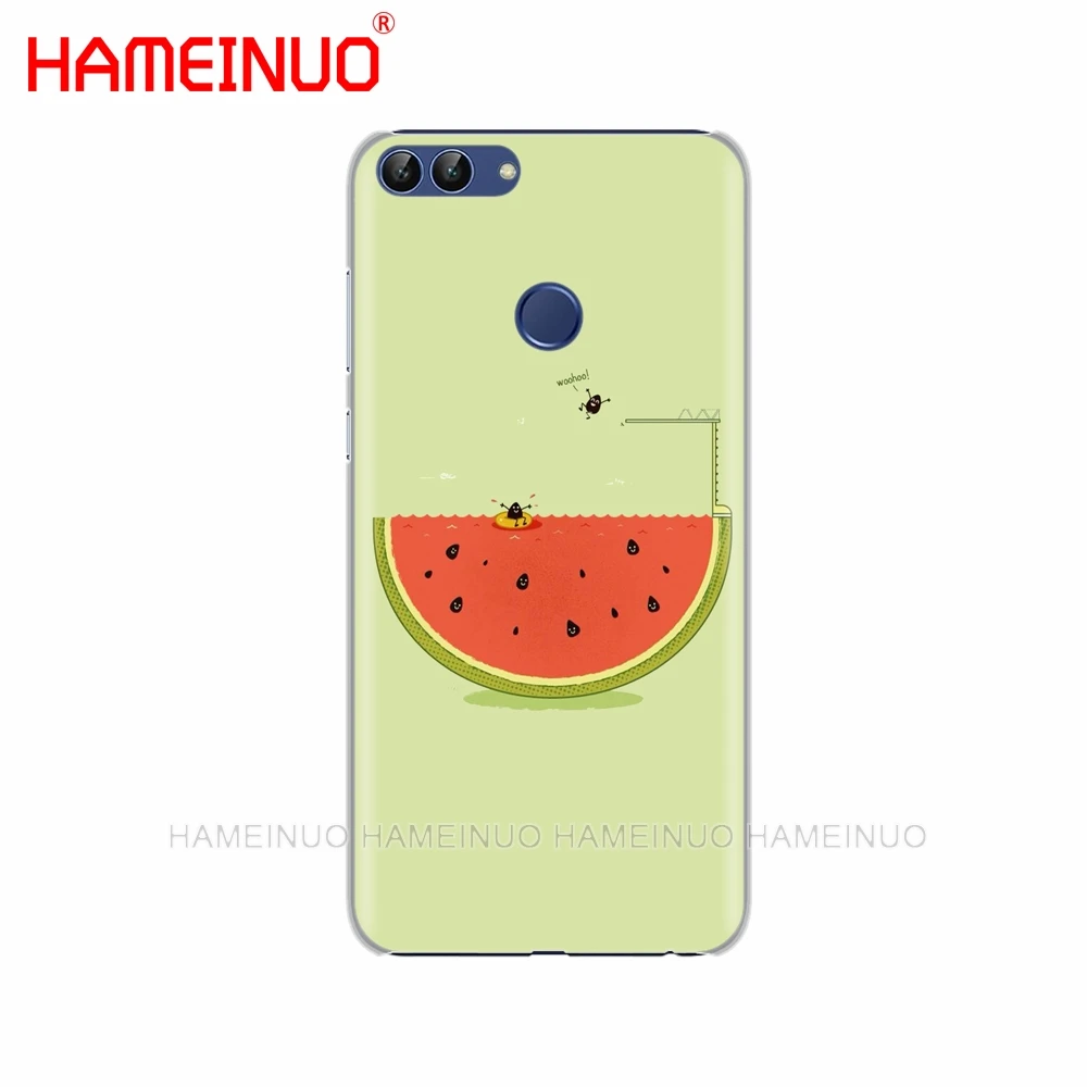 HAMEINUO Летний чехол для сотового телефона с принтом фруктов и надписью I love huawei Honor 7C