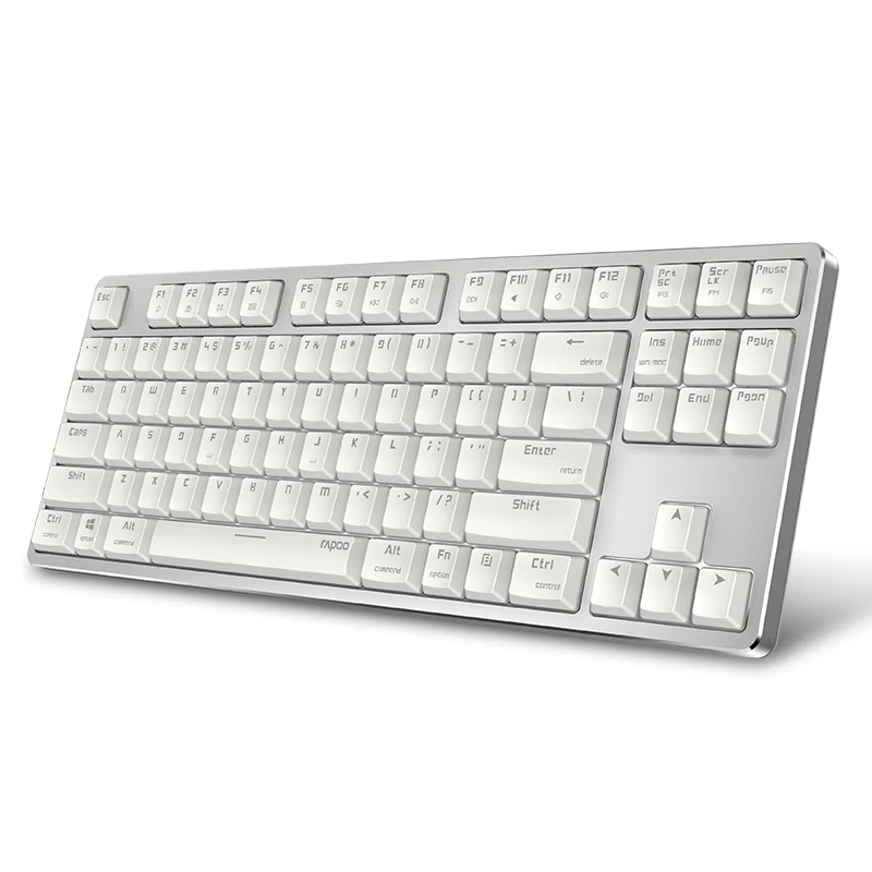 Механическая клавиатура с подсветкой RAPOO MT500 проводная USB 87 клавишами Игровая Windows