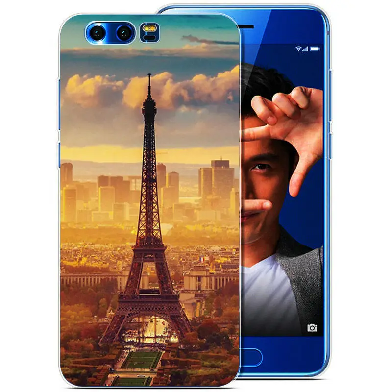 Прозрачный силиконовый чехол Arvin для Huawei Honor 9 мягкий из ТПУ тонкий Чехол премиум