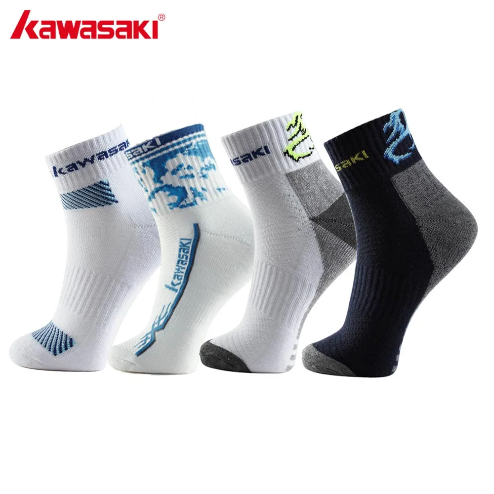 Бренд KAWASAKI хлопковые спортивные носки для мужчин бега велоспорта баскетбола