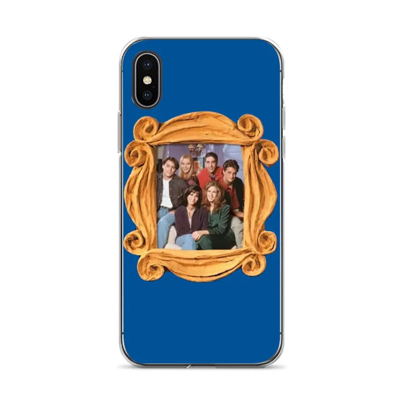 Прозрачный силиконовый чехол для телефона Coffee friends tv show how you doin iPhone X XS XR XSMAX 6 6SPlus 7