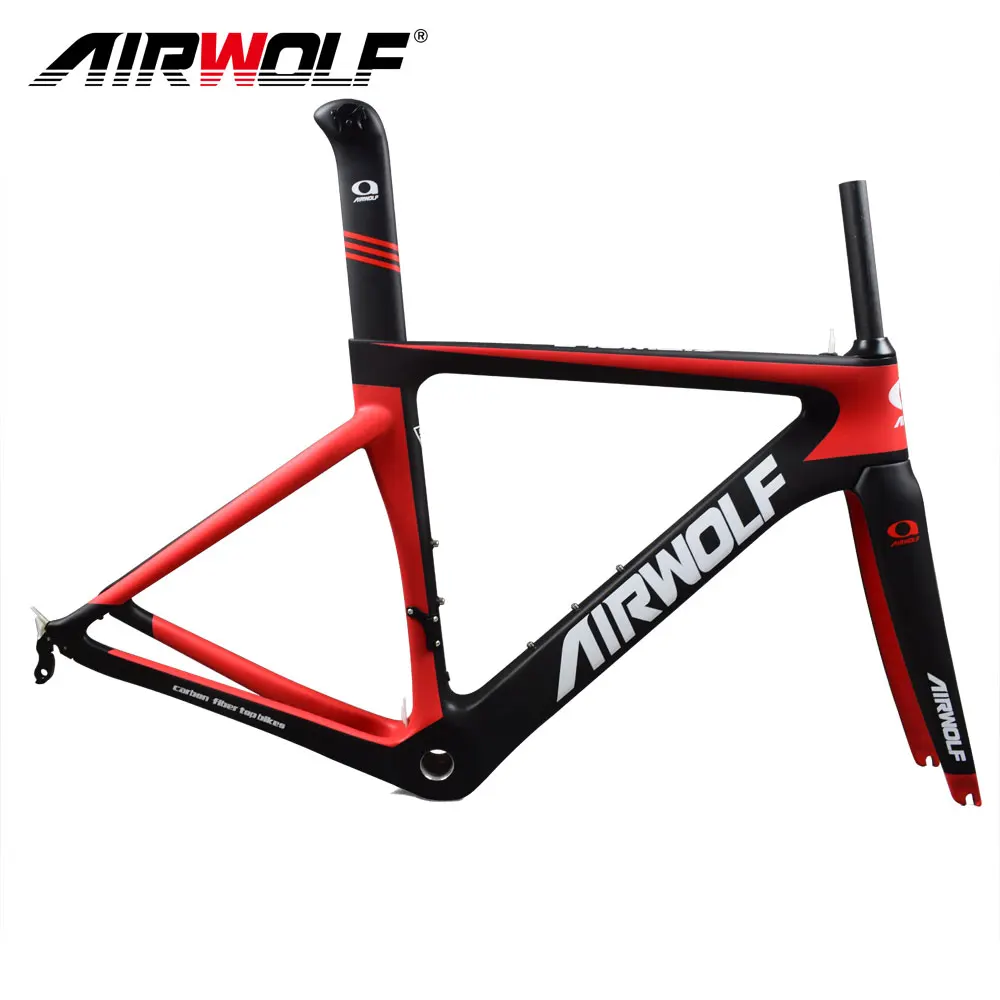 Airwolf карбоновая велосипедная рама BSA 3K Рама размер 48/51/54/56 см|carbon road frame|road framecarbon bike