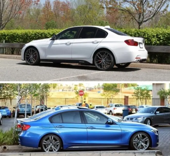 JINGHANG для BMW 1 серия 2 3 gt4 5 6 X5MX6M боковая юбка тела модифицированные наклейки из