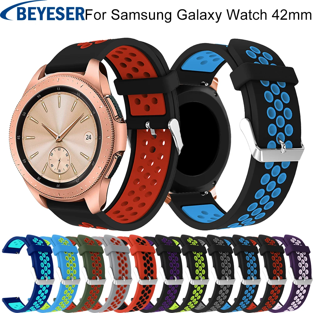 Мягкий ремешок для Samsung Galaxy Gear S2 сменный Браслет huami amazfit Bip Watch 42 мм|Ремешки часов| |