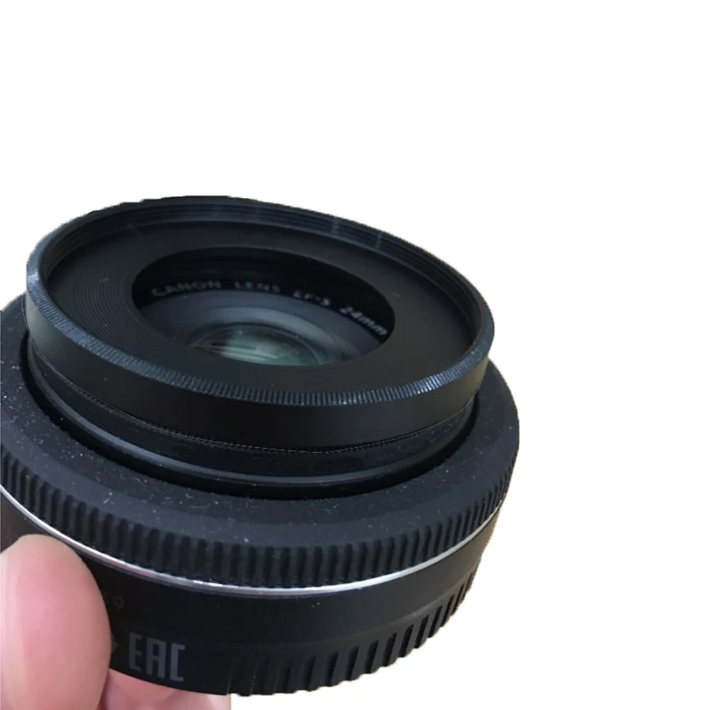 ES-52 металлическая светозащитная бленда объектива для Canon EF-S 24 мм F2.8 STM объектив EF 40
