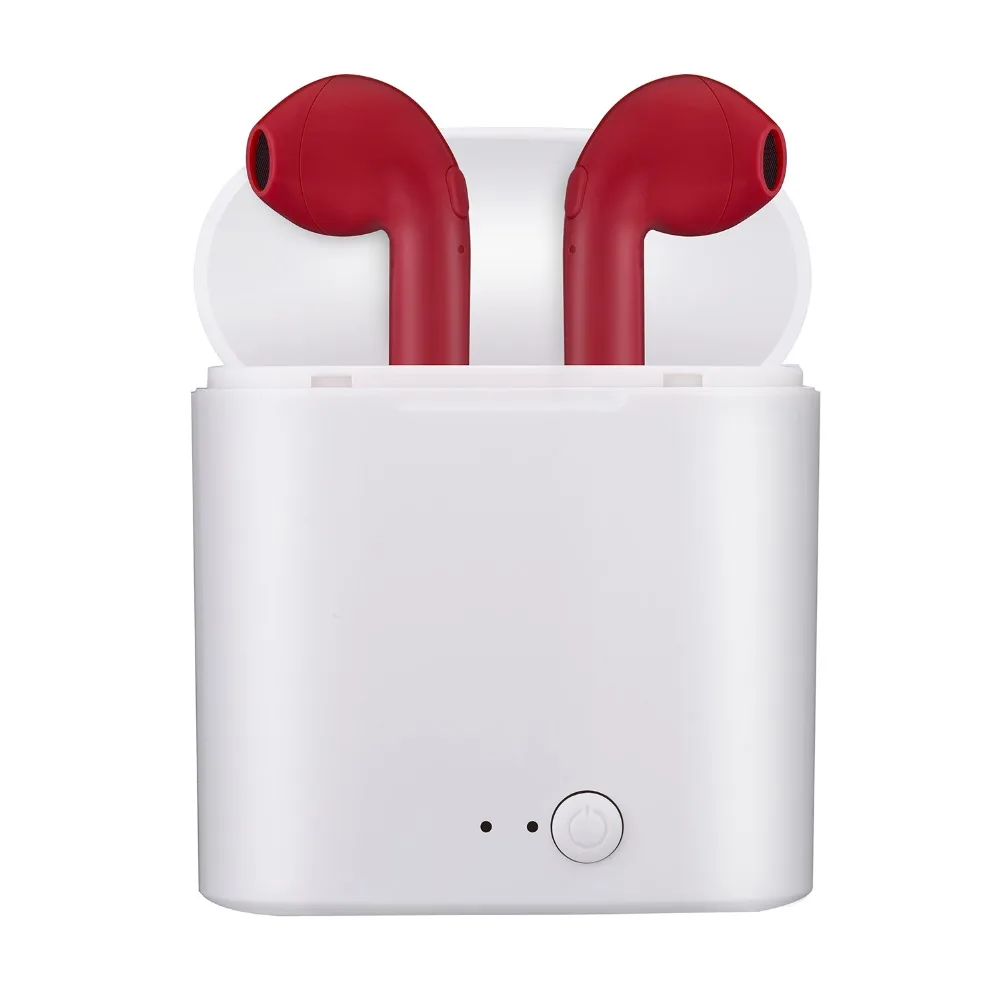 2019New i7s СПЦ Bluetooth наушники Беспроводной гарнитуры стерео вкладыши с загрузочной