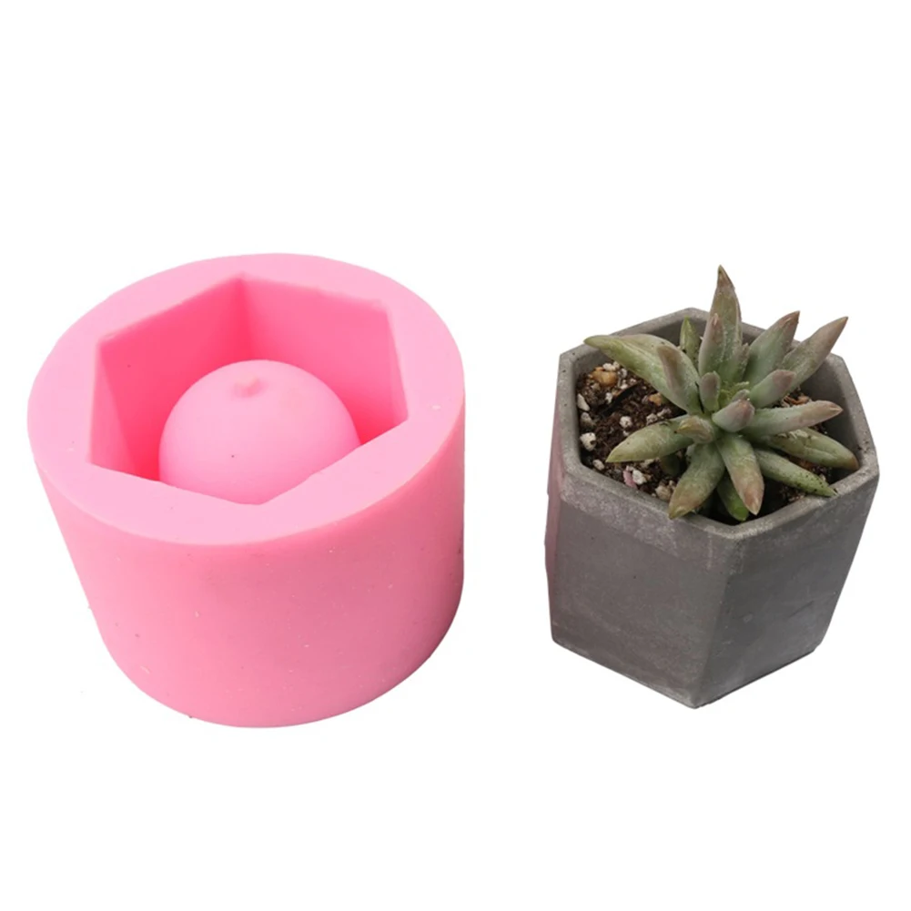 Креативные 3D DIY художественные формы бетонный цветочный горшок силиконовый