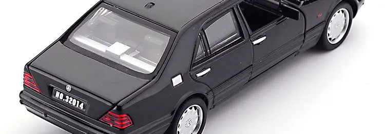 Zhenwei Mercedes-Benz S W140 1:32 Сплав модель автомобиля звуковой светильник вытяжной задний светильник звуковые сплав игрушечные модели автомобилей для детей