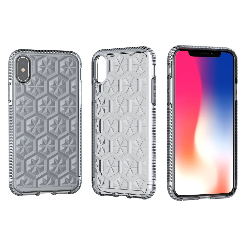 Blucub чехол для iPhone 8 7 6 6s plus прозрачный ПК и ТПУ силиконовый iPhone7 Алмазная текстура