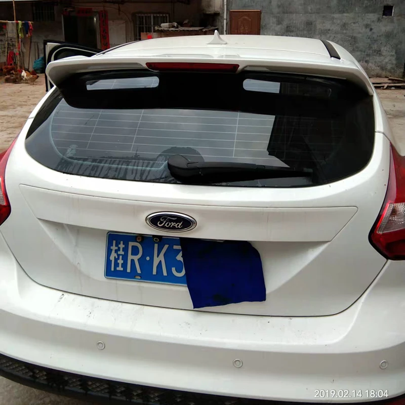 Спойлер для Ford Focus высокое качество ABS материал заднее крыло автомобиля Праймер