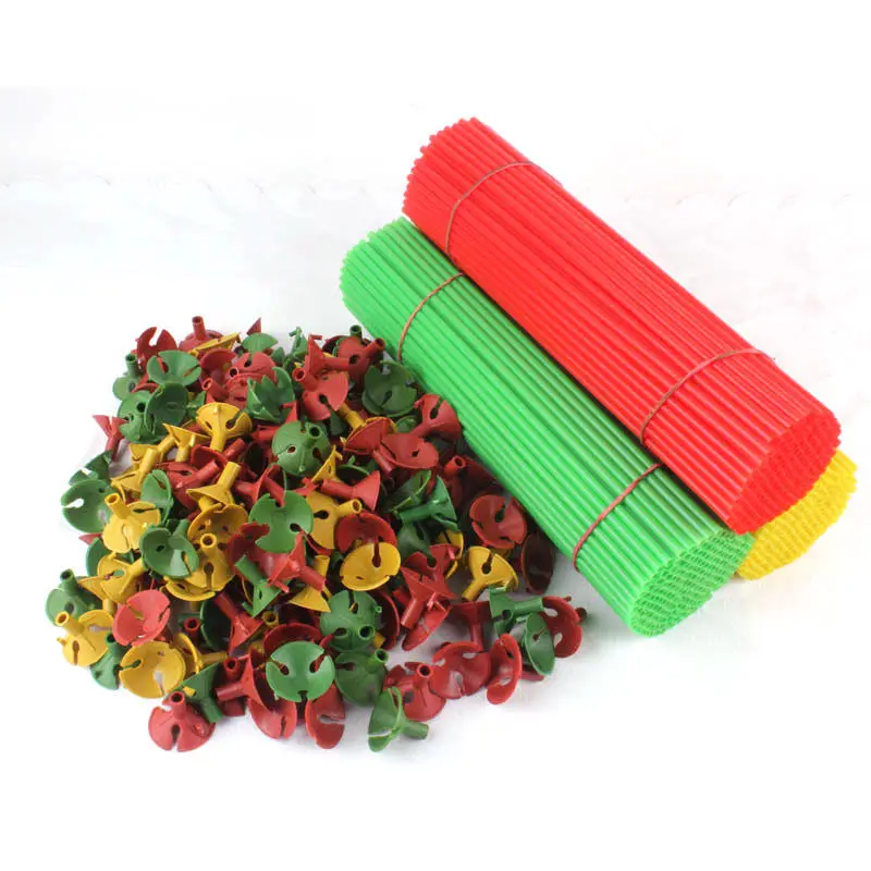 100 шт. латексные палочки для воздушных шаров белые стержни из ПВХ принадлежностей