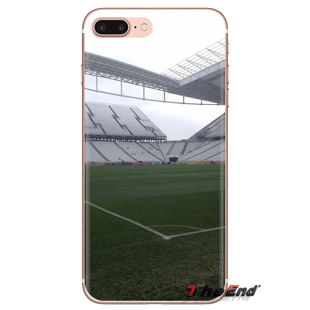 Силиконовый чехол Arena Corinthians для футбольного стадиона Samsung Galaxy S3 S4 S5 Mini S6 S7 Edge S8 S9 S10