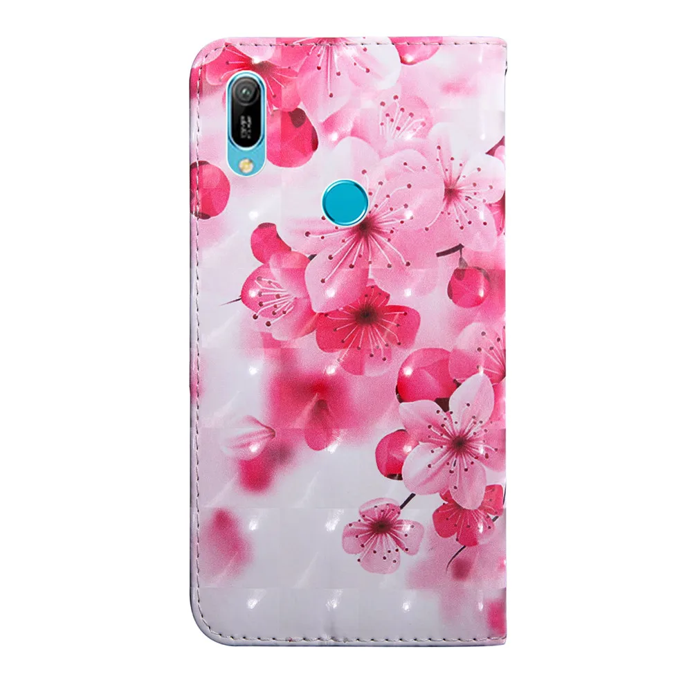 Чехол для телефона Huawei Y6 2019 чехол оболочка Honor 8A флип кожаный магнитный кошелек