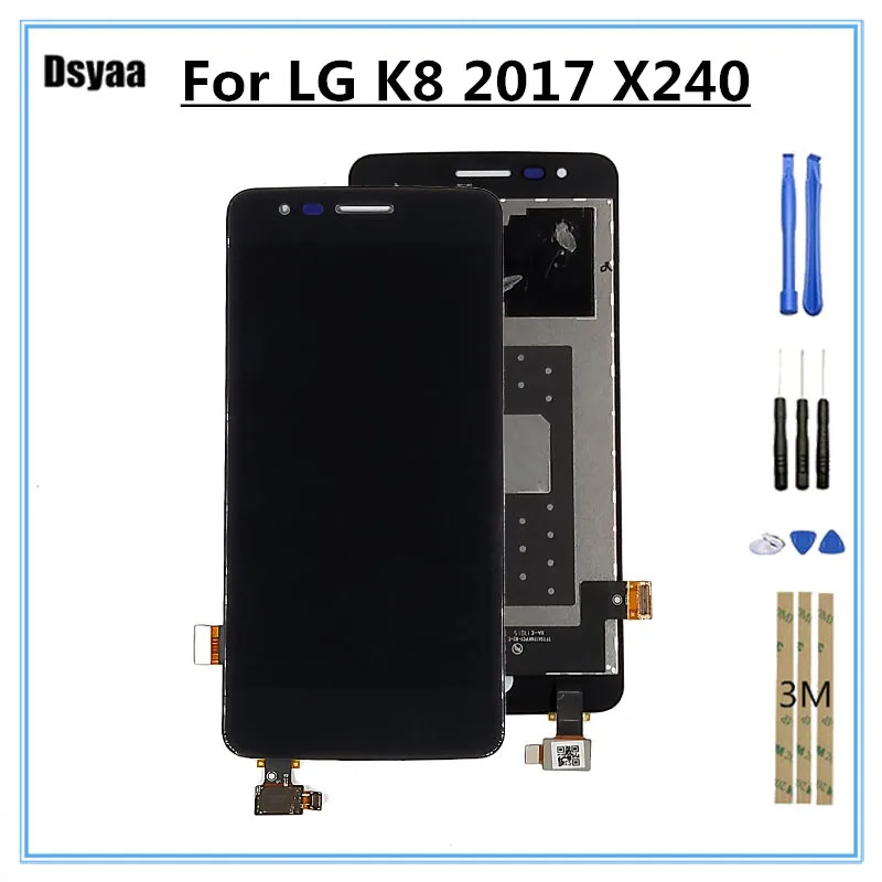 5 0 дюймов для LG K8 2017 дисплей X240 ЖК кодирующий преобразователь сенсорного экрана в