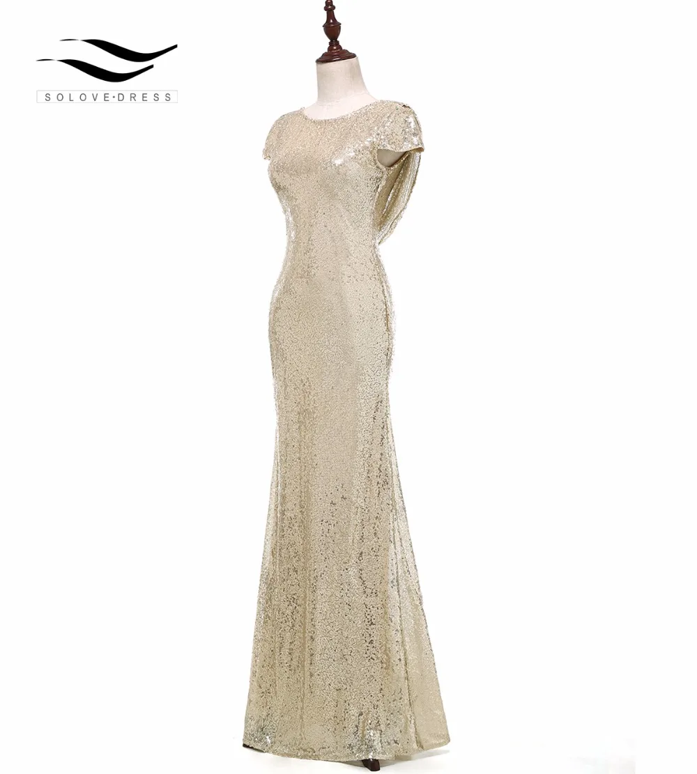 Женское блестящее платье Русалка с рукавами крылышками|sequin bridesmaid dresses|bridesmaid