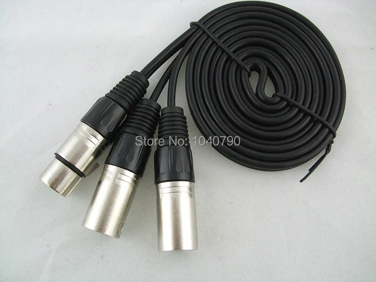 Кабель для микрофона mother you to dual card nong Audio line Tuning decca dragon 3M 9.6ft|microphone cable|audio linecable audio |