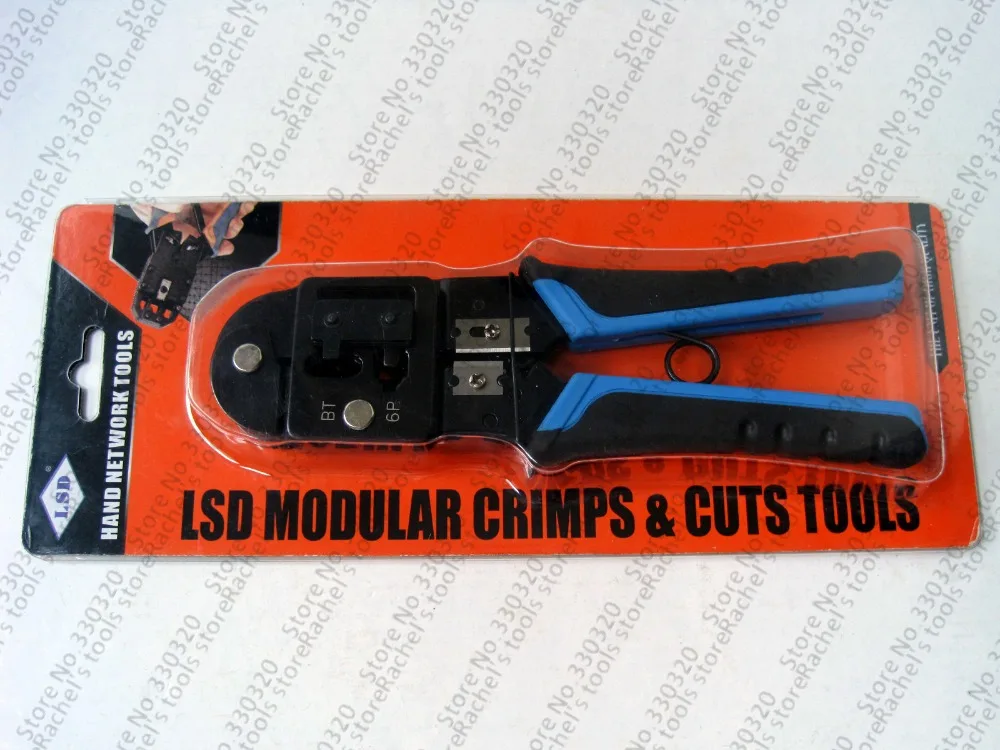 

BT British Plug crimping pliers RJ11/RJ12/6P UTP Wire Cable Crimper Crimp PC Network Tool LS-26B