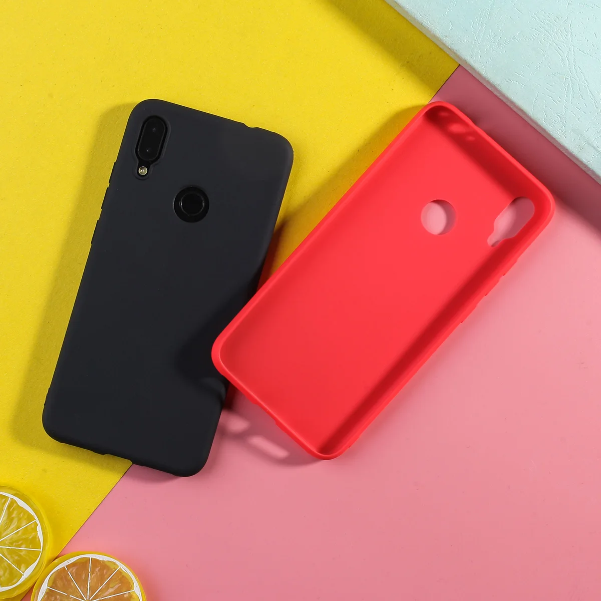 Чехол-накладка для Redmi Note 7 Чехол мобильного телефона Карамельный цвет силикона