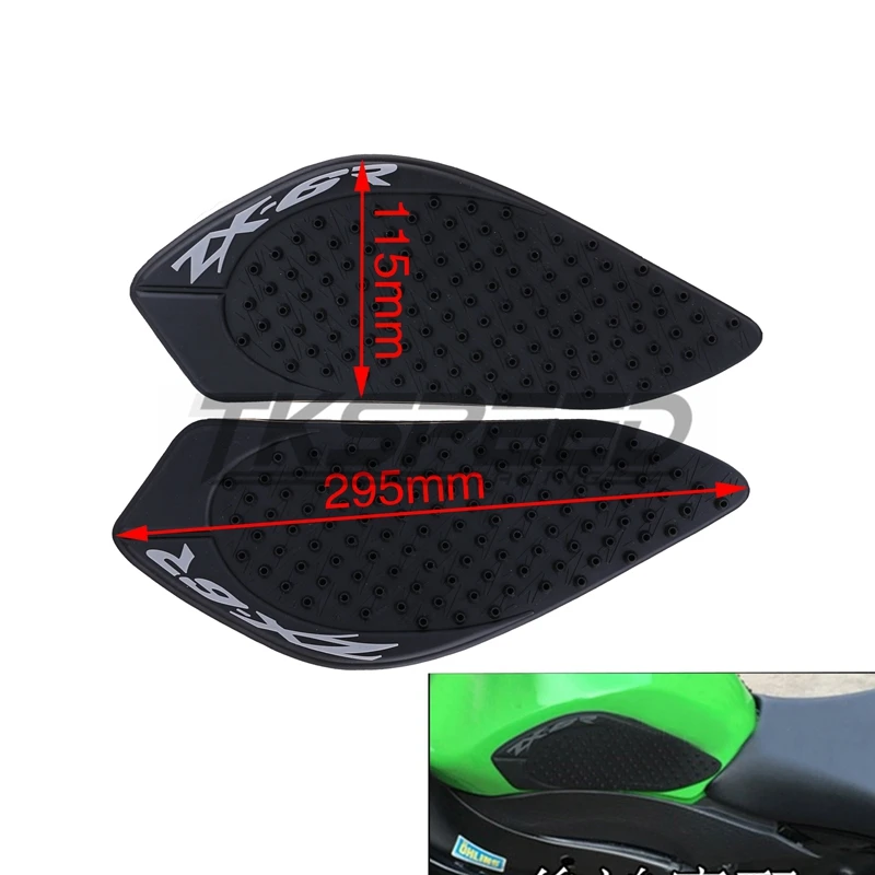 Для Kawasaki ZX 6R ZX6R 2009 2015 2010 мотоциклетная противоскользящая накладка на бак 3 м