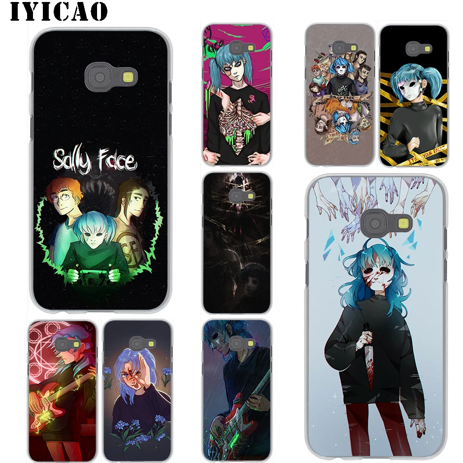Жесткий чехол IYICAO Sally Face для Samsung Galaxy J6 J5 J1 J2 J3 J7 2017 2016 2015 Prime US EU