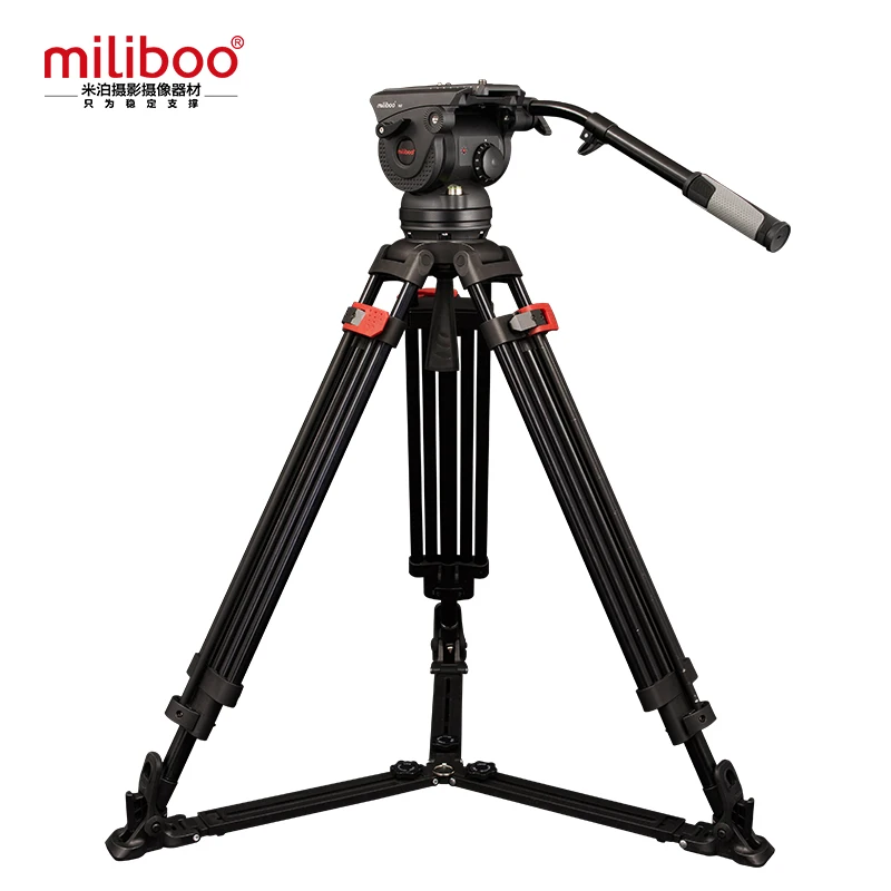 Miliboo Профессиональный Трипод для трансляций фильмов M8DL с жидкостной головкой и
