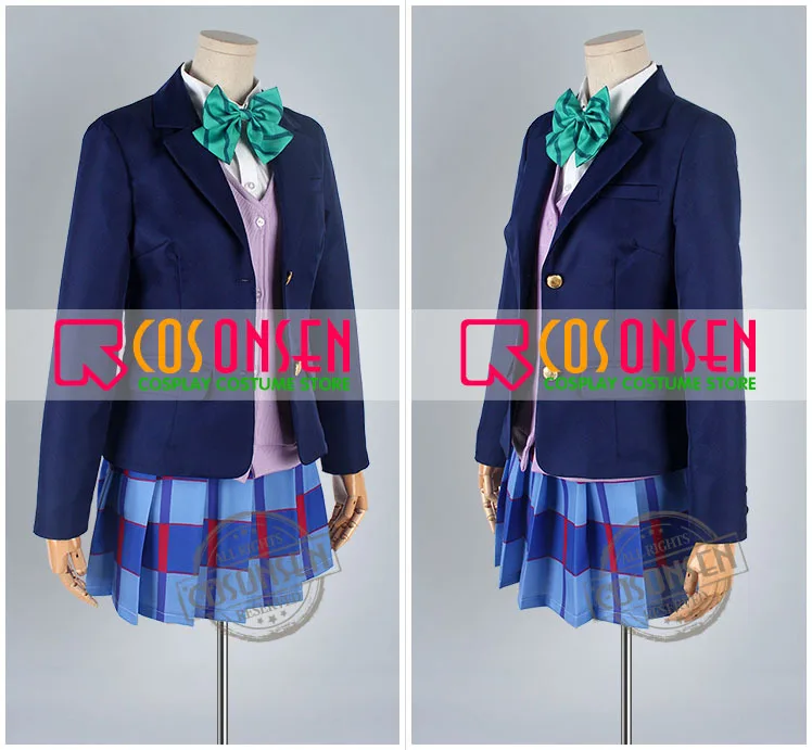 COSPLAYONSEN Love Live! Нико Ядзава Школьная форма Косплей Костюм Полный комплект все