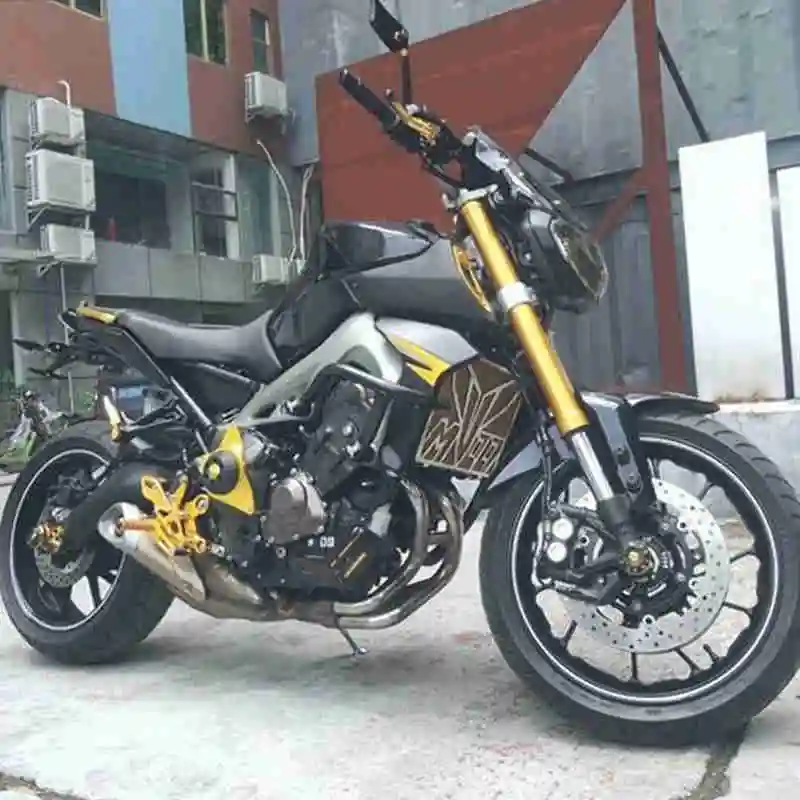 For Yamaha MT 09 FZ MT09 FZ09 2014 2015 motorcycle Coolant Recovery Tank Shielding Cover|yamaha mt-09|yamaha tank coversmt-09 yamaha |
