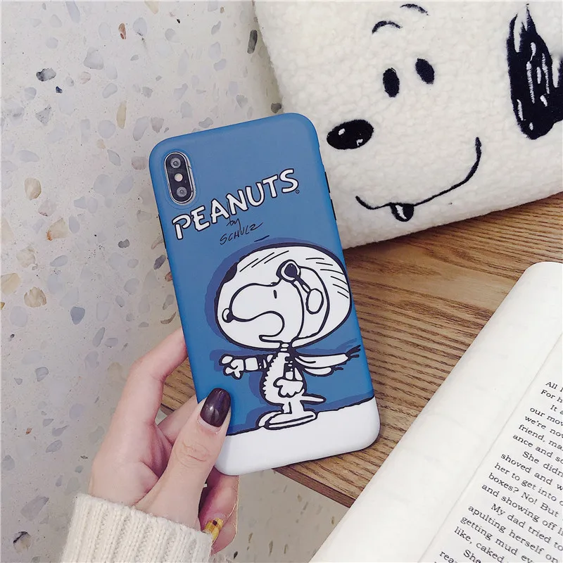 Прозрачный чехол из ТПУ с рисунком собаки мультфильма Beagle XS для MAX XR Apple iphone 6s 7 8Plus