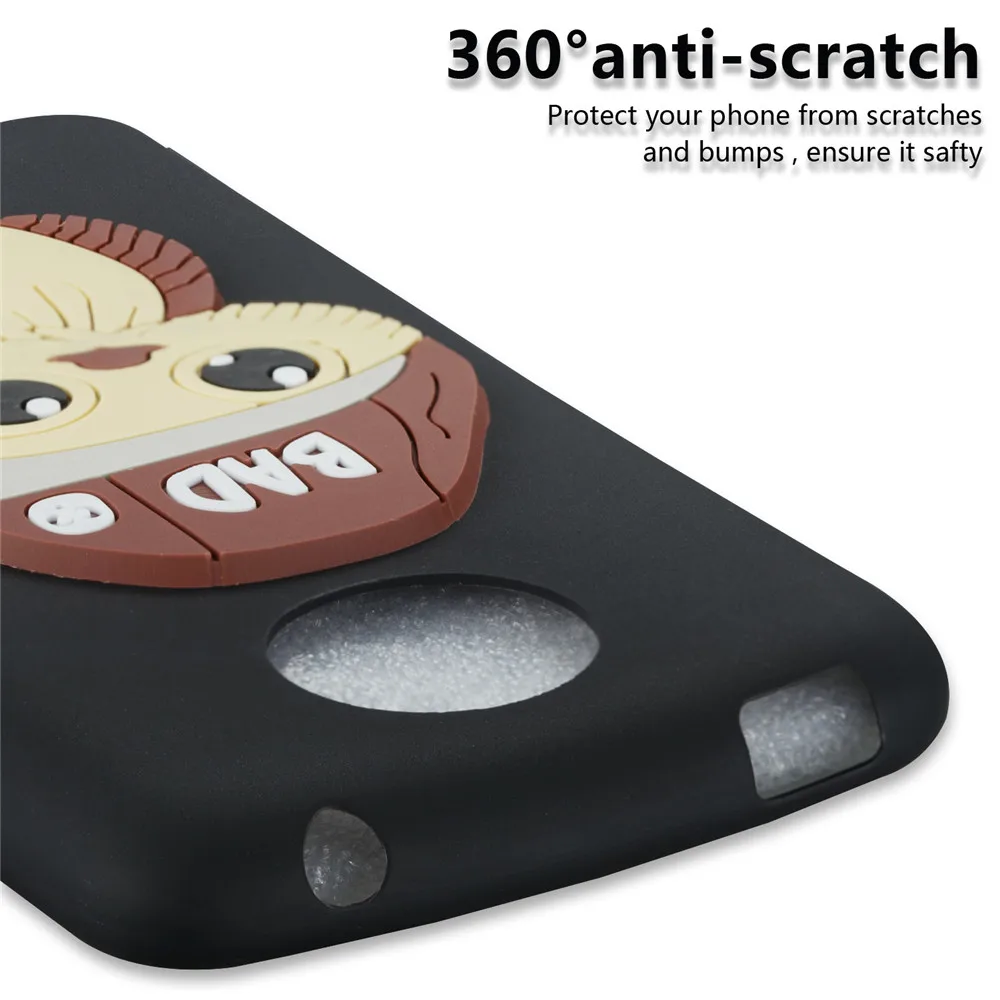 Lovely Cute Owl Cartoon TPU Case For Motorola Moto C Plus Back Cover Soft Black Silicone 360 Full Protective Coque |