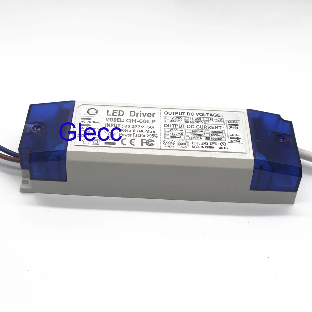 AC 85-265V 1-2x3w 2-4x3w 6-10x3w 10-18x3w 18-30x3w 600mA 650mA Светодиодный драйвер Трансформатор для