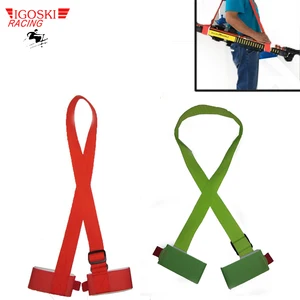 Лыжная сноубордная легкая сумка для беговых лыж, Плечевой  ремень-переносчик,  сумка черный и красный цвета