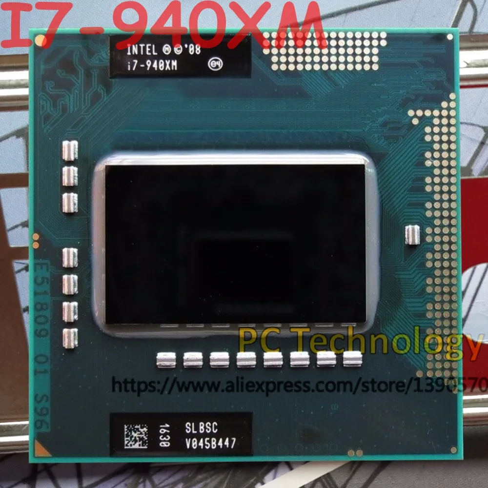 Оригинальный процессор Intel Core Extreme Edition I7 940XM 2 13 ГГц стандартный четырехъядерный 8