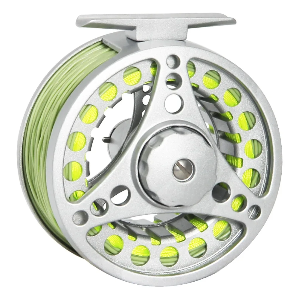 Катушка для ловли нахлыстом Angler Dream Combo 1/2 3/4 5/6 7/8 WT катушка с леской из