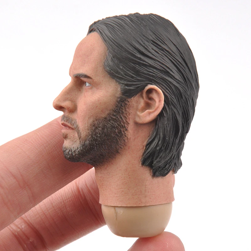 1/6 весы мужской фигуры аксессуар Джон фитиль Keanu головы лепить с заклепками по