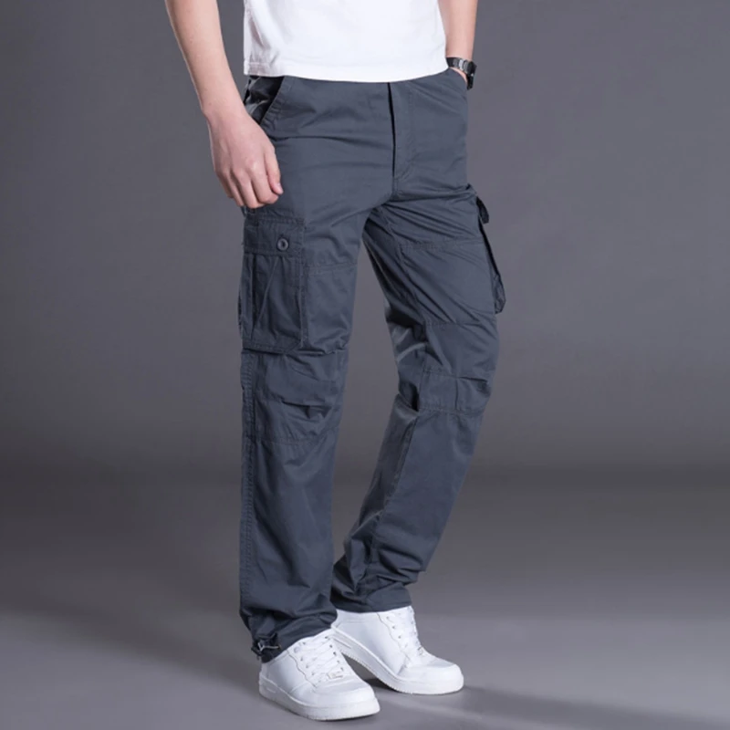 Брюки карго мужские тактические с несколькими карманами хлопок|men pants trousers|trousers