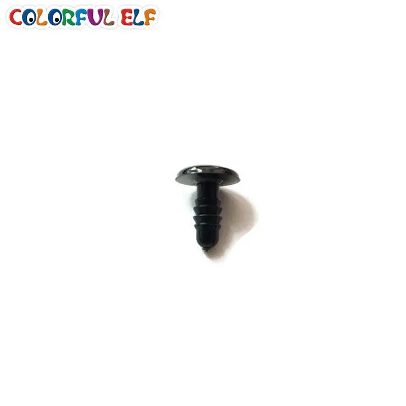 

100pcs/lot Free Shipping 12mm Animal Black Eyes Come With Washers