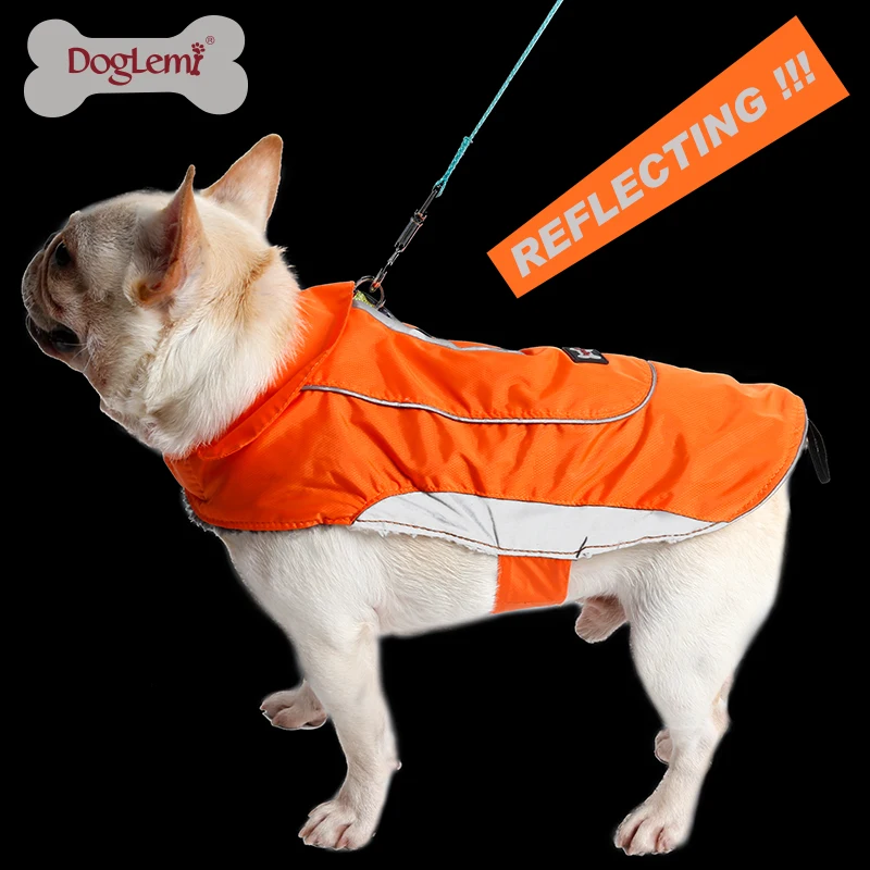 Зимнее мягкое пальто DogLemi для домашнего питомца теплая флисовая