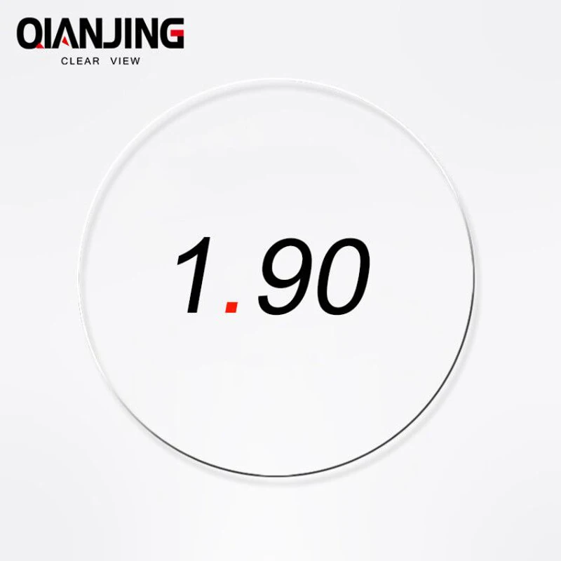 Ультратонкие линзы QIANJING индекс 1 90 Линзы для очков при близорукости пресбиопии