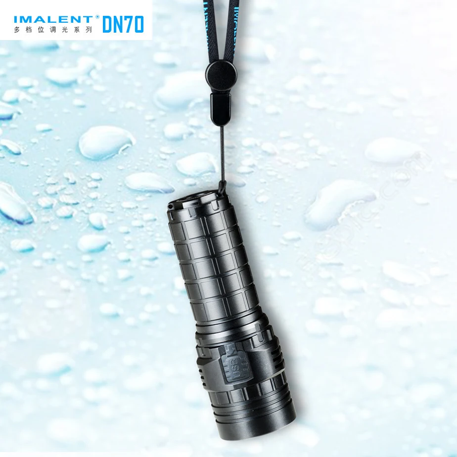 IMALENT DN70 Перезаряжаемые фонарик CREE XHP70 светодиодный O Светодиодный max 3800 люмен 7